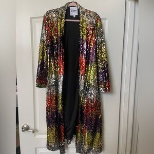 BB Dakota Sparkling Sequin Duster